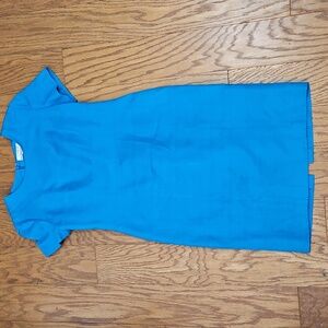 SHOMI Miller Shor Petites Short Sleeve 100% Silk Sheath Dress Vintage 10 Petite